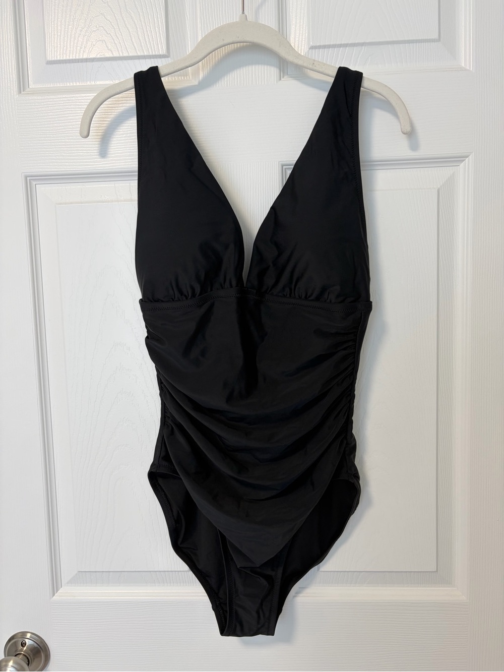 Classic Black One-Piece Swimsuit